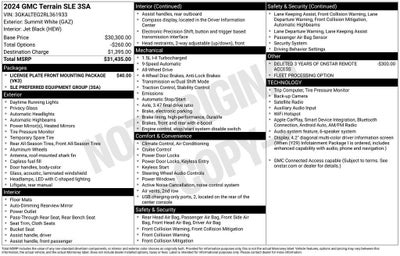 2024 GMC Terrain SLE