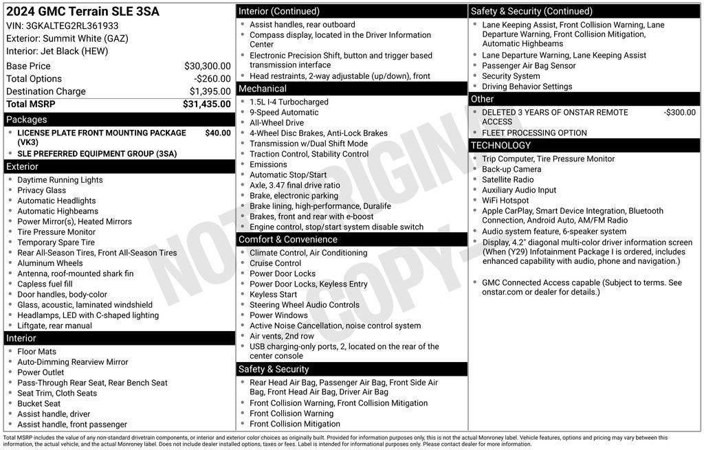 2024 GMC Terrain SLE