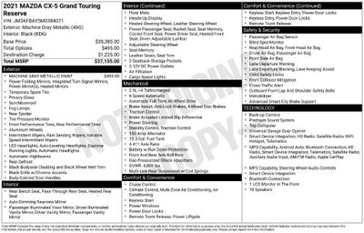 2021 Mazda Mazda CX-5 Grand Touring Reserve