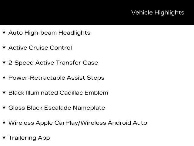 2025 Cadillac Escalade ESV 4WD Sport