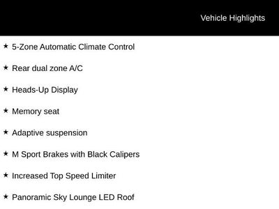 2025 BMW X7 Sports Activity Vehicle