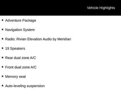 2022 RIVIAN R1T Adventure Package