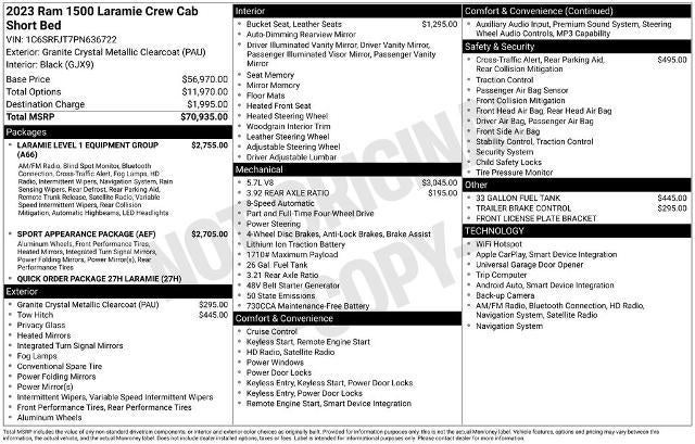 2023 RAM 1500 Laramie
