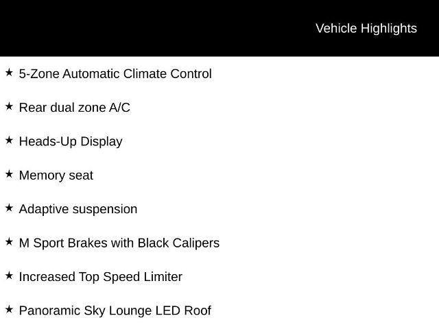 2025 BMW X7 Sports Activity Vehicle