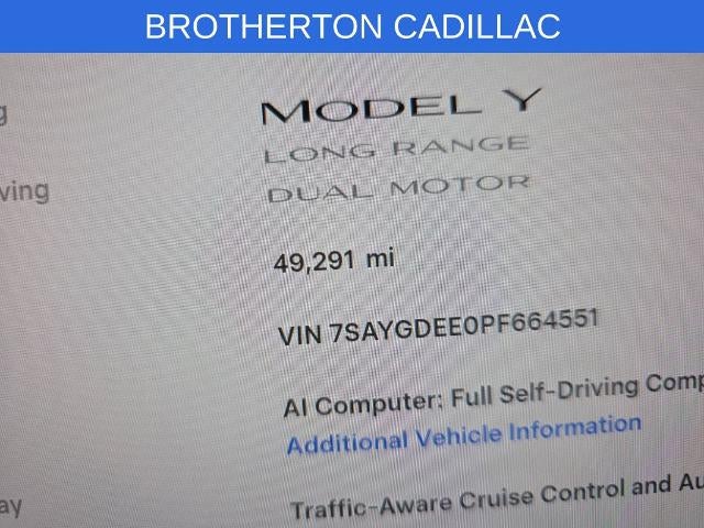 2023 Tesla Model Y Long Range