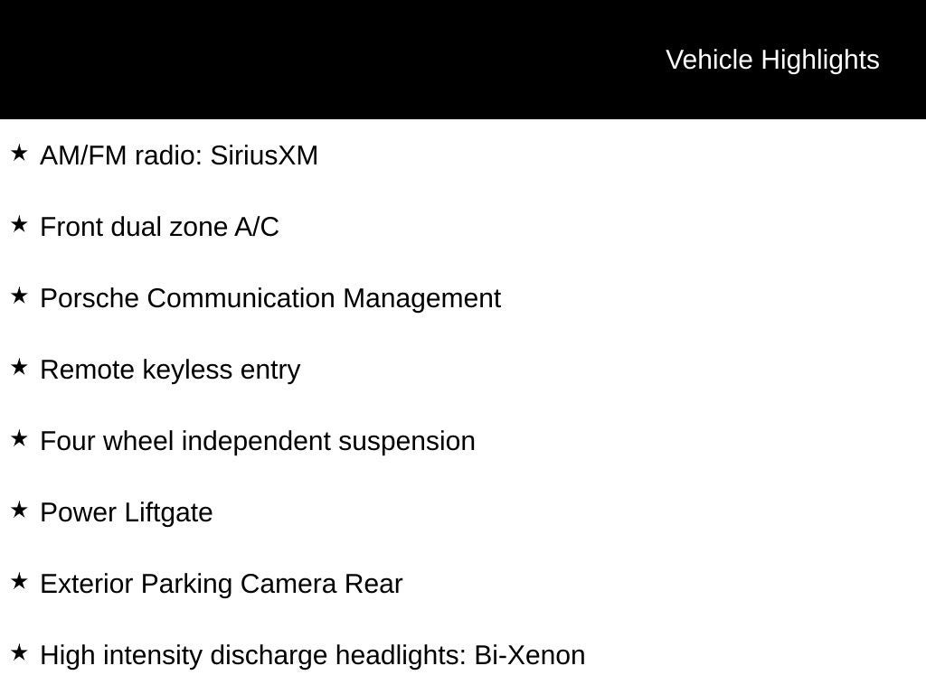 2017 Porsche Macan Base