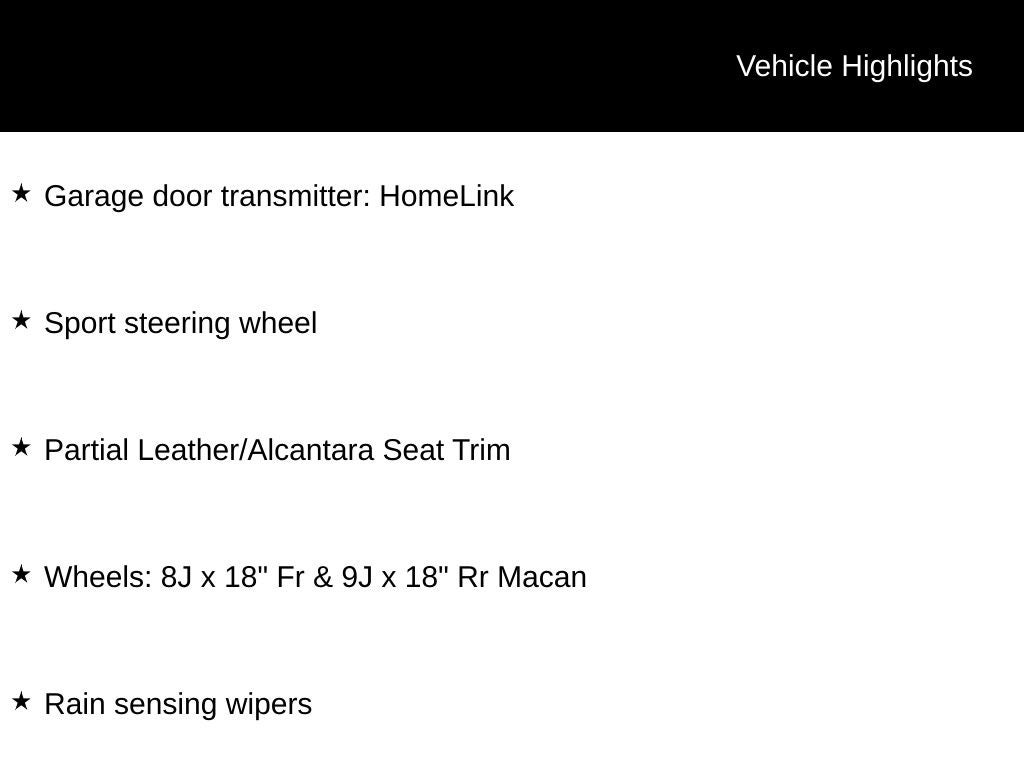 2017 Porsche Macan Base
