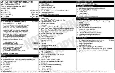 2013 Jeep Grand Cherokee Laredo