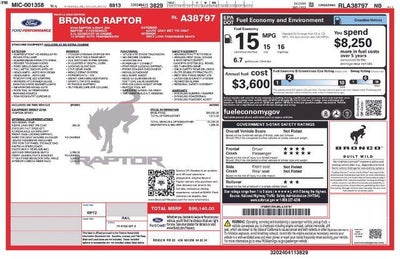 2024 Ford Bronco Raptor