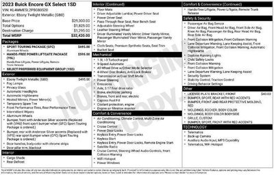 2023 Buick Encore GX Select