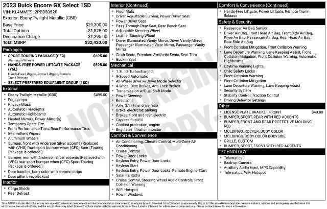2023 Buick Encore GX Select