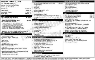 2023 GMC Yukon SLT
