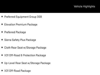 2025 GMC Sierra 1500 Elevation