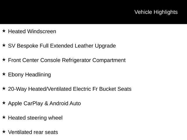 2025 Land Rover Range Rover SE